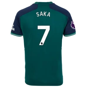 Arsenal Bukayo Saka #7 Derde Shirt 2023-2024 Voetbalshirts Korte Mouw