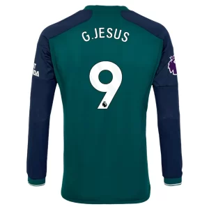 Arsenal Gabriel Jesus #9 Derde Shirt 2023-2024 Voetbalshirts Lange Mouwen