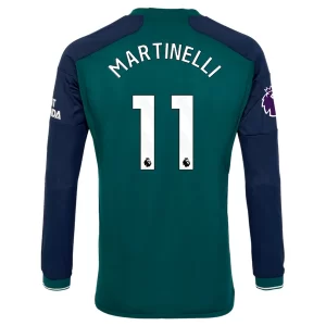 Arsenal Gabriel Martinelli #11 Derde Shirt 2023-2024 Voetbalshirts Lange Mouwen