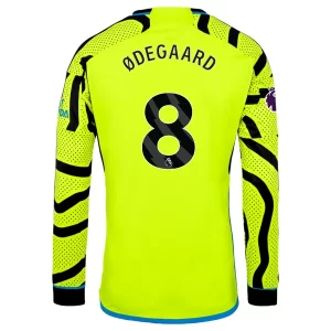 Arsenal Martin Odegaard #8 Uitshirt 2023-2024 Voetbalshirts Lange Mouwen