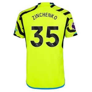 Arsenal Oleksandr Zinchenko #35 Uitshirt 2023-2024 Voetbalshirts Korte Mouw