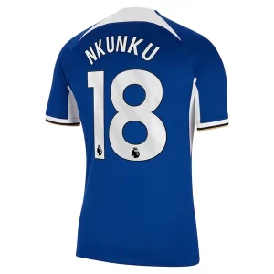 Chelsea Christopher Nkunku #18 Thuisshirt 2023-2024 Voetbalshirts Korte Mouw