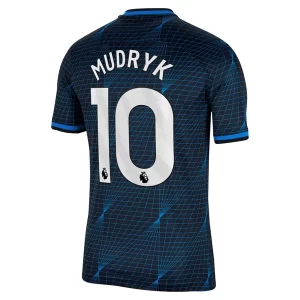 Chelsea Mykhailo Mudryk #10 Uitshirt 2023-2024 Voetbalshirts Korte Mouw