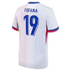 Frankrijk Youssouf Fofana #19 Uitshirt EK 2024 Voetbalshirts Korte Mouw