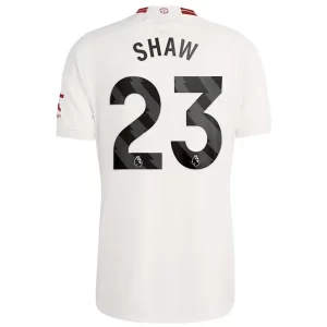 Manchester United Luke Shaw #23 Derde Shirt 2023-2024 Voetbalshirts Korte Mouw