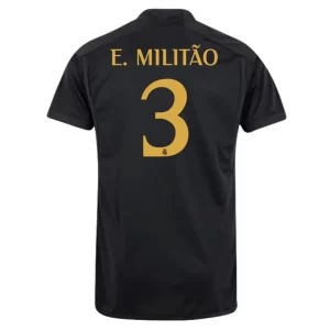 Real Madrid Eder Militao #3 Derde Shirt 2023-2024 Voetbalshirts Korte Mouw