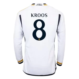 Real Madrid Toni Kroos #8 Thuisshirt 2023-2024 Voetbalshirts Lange Mouwen