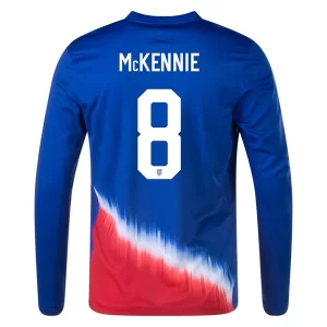 Verenigde Staten Weston McKennie #8 USA Uitshirt Copa América 2024 Voetbalshirts Lange Mouwen