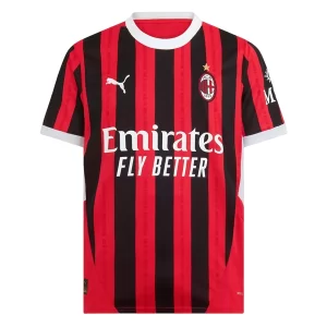 AC Milan Thuisshirt 2024-2025 Voetbalshirts Korte Mouw