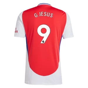 Arsenal Gabriel Jesus #9 Thuisshirt 2024-2025 Voetbalshirts Korte Mouw