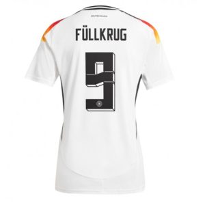 Dames Duitsland Niclas Fullkrug #9 Thuisshirt EK 2024 Voetbalshirts Korte Mouw