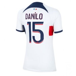 Dames Paris Saint-Germain Danilo Pereira #15 Uitshirt 2023-2024 Voetbalshirts Korte Mouw