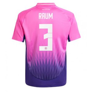 Duitsland David Raum #3 Uitshirt EK 2024 Voetbalshirts Korte Mouw