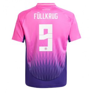 Duitsland Niclas Fullkrug #9 Uitshirt EK 2024 Voetbalshirts Korte Mouw