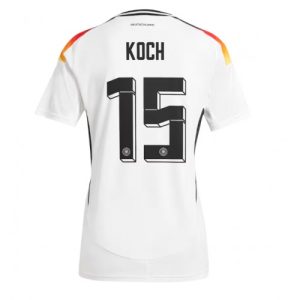 Duitsland Robin Koch #15 Thuisshirt EK 2024 Voetbalshirts Korte Mouw