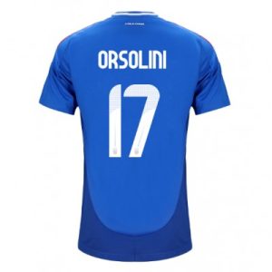 Italië Riccardo Orsolini #17 Thuisshirt EK 2024 Voetbalshirts Korte Mouw