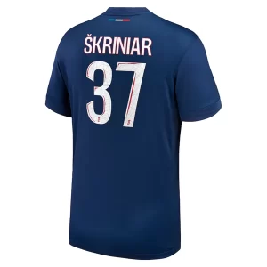 Paris Saint Germain PSG Milan Škriniar #37 Thuisshirt 2024-2025 Voetbalshirts Korte Mouw