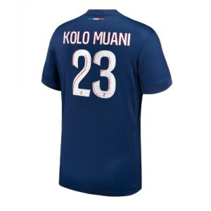 Paris Saint-Germain Randal Kolo Muani #23 Thuisshirt 2024-2025 Voetbalshirts Korte Mouw