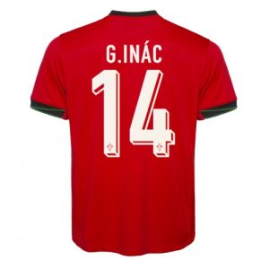 Portugal Goncalo Inacio #14 Thuisshirt EK 2024 Voetbalshirts Korte Mouw