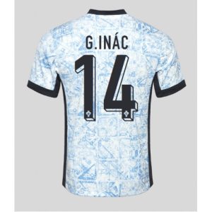 Portugal Goncalo Inacio #14 Uitshirt EK 2024 Voetbalshirts Korte Mouw