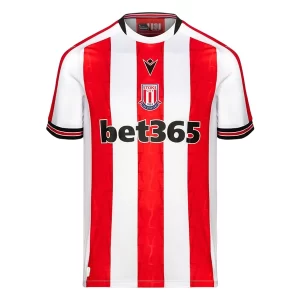 Stoke City FC Thuisshirt 2024-2025 Voetbalshirts Korte Mouw